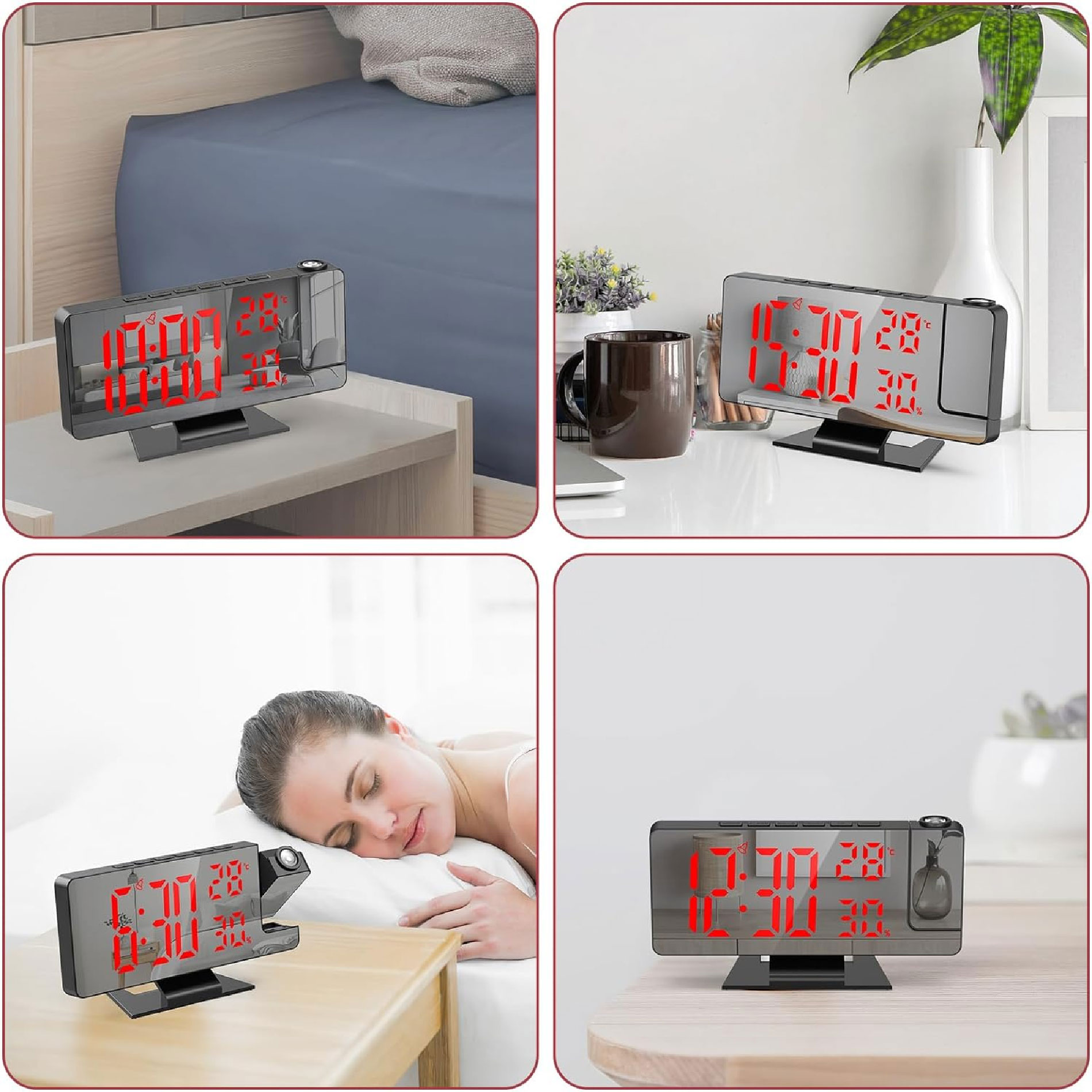 Miniatura 5 de Reloj Digital Proyector Despertador